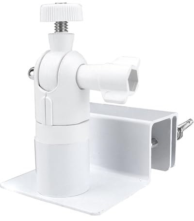 harayaa Weatherproof Gutter Mount Outdoor Mount Accessories Stand for Chicken Coop Trailers, White