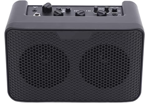 Mini Amplificador de Guitarra, Amplificador Combinado Portátil de 10W con Retraso Incorporado y Bluetooth para Práctica en Casa y Músicos Viajeros