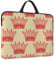 ESNAIUVCD Red Crown Print Protective 14 Inch Laptop Case,Laptop Sleeve with Handle Compatible,Carrying Computer Bag