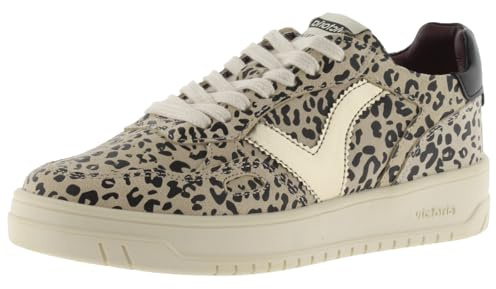 victoria Sneaker Seul 1257139 | Veloursleder Animal Print & Metallic-Logo für Damen
