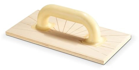 blizz-z Holz-Reibebrett - Maße: Breite: 220 mm x Länge: 420 mm - 1 Stück | aus extrem robusten Abachi-Sperrholz, Griff aus PE - wasserfest geleimt - für Zementputze, Estriche - Made in Germany