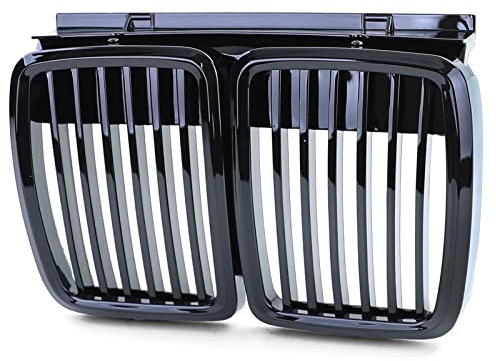 Sport Kühlergrill Performance Schwarz Glanz passend für BMW 3er E30 82-94