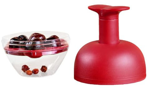 Outil Dénoyauteur De Cerises - Appareil À Dénoyauter Les Cerises À 4 Trous,Outil De Cuisine Pour Dénoyauter Les - Pour Les Fruits Les Prunes La Cuisine À Domicile Le Camping Le Pique-Nique En