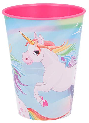 Stor 8412497290079Facile Verre, 260 ml Capacité, Licornes