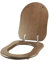 Toilettensitz für G.S.I OLD Ente Farbe Nussbaum MASSELLO Scharniere verchromt, Toiletten Sitz