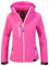 Rock Creek Damen Softshell Jacke Windbreaker Regenjacke Übergangsjacke Softshelljacke Damenjacke Regenmantel Outdoorjacke Kapuze D-412 Rosa XXL