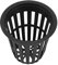 Cesta Hidropónica, 10pcs / set Cubo de la Canasta Tapa Jardín Tazas de Plástico de Plástico Ollas Cesta de la Compra Hidropónica Planta de Maceta para Contenedores de Jardín de Hidroponía(Negro)