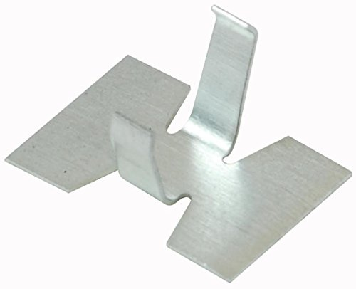 PRO POWER Aluminium Self-Adhesive Cable Clips – 250 Pack | Small Metallic Cable Clamp with Foam Backing | 16x11x9.5mm – A-ACC01