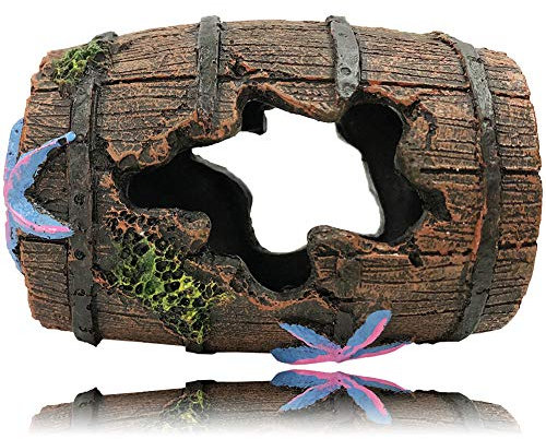 SLOCME Aquarium-Dekoration – Betta-Höhle, Holzstamm für Aquarien