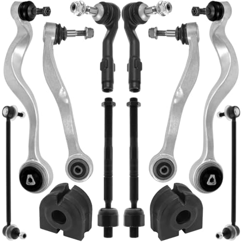 Querlenker Satz vorne passend für 5ER 5 E60 E61 520D 525D 530D 535D Querlenker, Traggelenk, Koppelstange 12 Teilig
