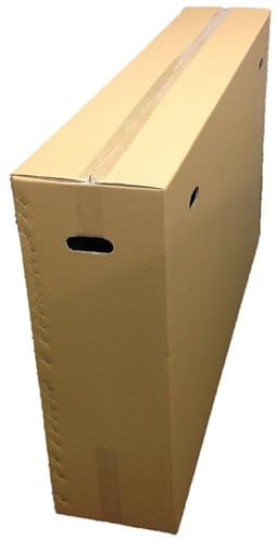 Large 145cm Double-Walled Bicycle Transport Box with 2 Handles | Strong Flat-Pack Packaging Box for Moving House & Air Travel