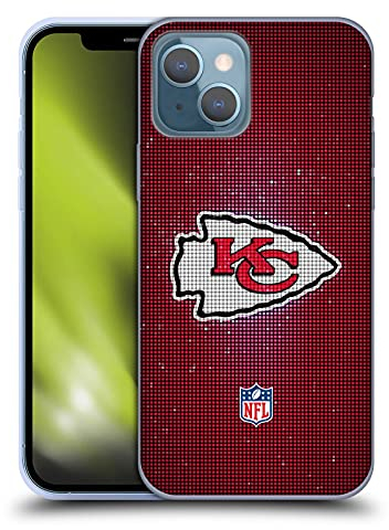 Head Case Designs Offizielle NFL LED Kansas City Chiefs Artwork Gelhülle [Militärischer Schutzgrad] Kompatibel Mit Apple iPhone 13 Und Kompatibel Mit MagSafe