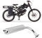 Rohrauspuffschalldämpfer， Motorrad Slip On Auspuff Schalldämpfer， Universal Schalldämpfer Auspuffrohr für Elektrofahrradmotor
