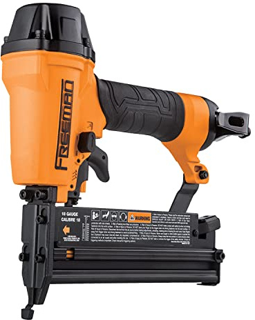 Freeman G2XL31 2ª generación neumática 3 en 1 calibre 16 y 18 2 pulgadas acabado clavadora/grapadora con gancho de metal ajustable y conector de aire NPT de 1/4 pulgadas