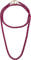 styleBREAKER Damen Perlenkette Handykette - Taschenkette Schulterriemen einfarbig, Wechsel Taschengurt, Handyband 02013032, Farbe:Violett