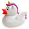 BUSDUGA 4099 Badeente –Einhorn – Quietscheentchen Alihorn- Badespielzeug 9,5x8,5x6,5cm