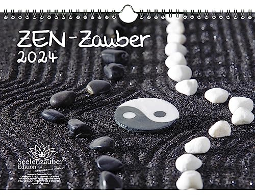 ZEN - Zauber DIN A4 Kalender für 2024 Feng Shui Yoga Entspannung - Seelenzauber