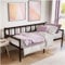 Dreamzie - Cama Divan con Altura de 35 cm - Camas Individuales 90x200 cm - Somier Sofa con Base par Colchón 90x200 cm - Divan Cama de Metal Negro