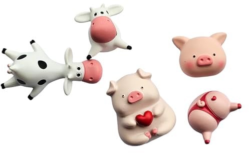 Cute 3d Fridge Magnets, Cute Fun Decorative Magnets, Farm Animals, (Farm Animals)