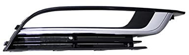 Kühler Kühlergrill Auto Frontstoßstange Nebelscheinwerfer Lampe Chrom Grill Für VW Für Passat CC 2013 2014 2015 2016 2017 Auto Kühlergrill (Farbe : Links)