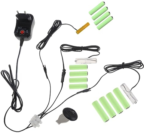 Universal 3V-12V Einstellbare 3-in-1 2AA + AAA Batterie Eliminatoren Dummy Batterien für Spielzeug Fernbedienung LED Lampe Radio