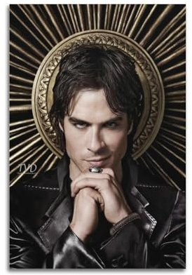 Poster, Motiv: Schauspieler Ian Somerhalder, dekoratives Gemälde, Leinwand, Wandposter und Kunstdruck, moderne Familienschlafzimmer-Dekoration, Poster, 20 x 30 cm