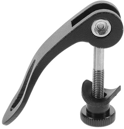 SUPVOX Mountain Bike Screw Quick Release Bike Skewer Seat Post Clamp Aluminum Alloy Bicycle Saddle Clip