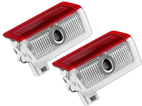 2 Pcs Non-Fading Door Light Logo, Projector Welcome Lamp Door Light Puddle lights Kit Compatible with Accessories A B C E M G GL GLA GLC GLE GLS CLASS 4dr W205 W213 W176 W166 (A/C/E/GLA/GLC/GLE/GLS)