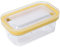 Dewocke Butter Dish with Lid and Stainless Steel Wire, Transparent Butter Cutter Storage Box, Butter Tray Container for Fridge Use, Removable Cheese Butter Butter Keeper Box