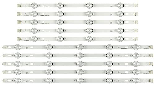 RJXDUPHT Striscia di retroilluminazione da 1027 mm 9 LED compatibile con INNOTEK DRT 3.0 50 pollici TIPO AB REV01 REV02 140218 140107 per monitor LCD da 50 pollici(1 SET 10PCS)