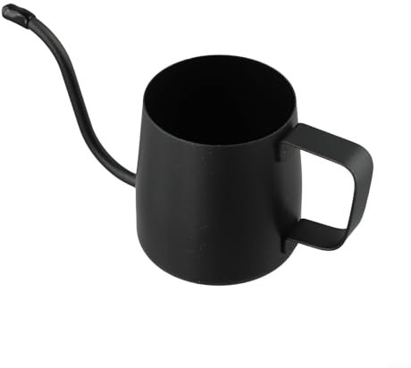 Regadera de boquilla flexible para plantas de interior, diseño de acero inoxidable para uso en jardín (250 ml)