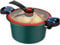 Mini autocuiseur à pression, casserade de pression de chauffage rapide de 3,5 L avec poignées de verrouillage, Stockpot antiadhésif avec couvercle transparent pour le gaz, induction, poêles électriqu