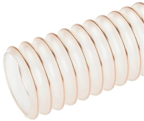 Fittingstore PU Spiralschlauch Ø 80 mm Meterware DIN 4102 B1 – mittelschwerer Saug- und Druckschlauch als Absaug- und Förderschlauch aus PU für Industrie & Handwerk (80 mm (Innendurchmesser))