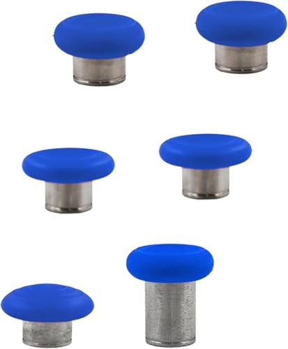 6 Stück Ersatz-Thumbsticks für Xbox Elite 2 Controller (Blau) | Ersatz-Joysticks in 4 Varianten, passend für Xbox Elite Series 2 und Series 2 Core, ideal zum Austausch abgenutzter Sticks