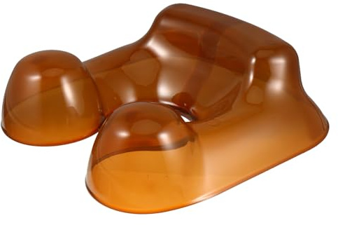 jojofuny Barber Shop Dauerwellentablett aus PVC Wasserfestes Haar Nacken Tablett mit Friseur Zubehör für Salon und Heimgebrauch Braun