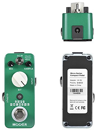 Vroomoto LOFI MACHINE Sample-Reduktions-Gitarren-Effektpedal, 3 Modi, True Bypass, Vollmetallgehäuse für Gitarren-Enthusiasten