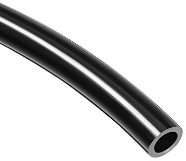 sourcing map Pneumatic Air Tubing, 10mm OD x 6.5mm ID 5 Meters 16ft PU Polyurethane Air Compressor Tube Hose Pipe Black