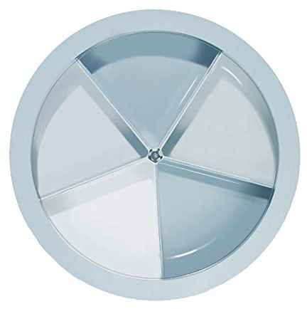 HAYAN Snack Schalen Dish süßigkeiten box mit Deckel 28,6 × 8 cm (Blau)
