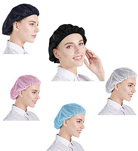 Nanxson Unisex Arbeitsm¨¹TZE Haarnetz elastisch Nahrungsmittelfabrik Werkstatt atmungsaktiv waschbar Staubm¨¹TZE CF9023