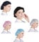 Nanxson Unisex Arbeitsm¨¹tze Haarnetz elastisch Nahrungsmittelfabrik Werkstatt atmungsaktiv waschbar Staubm¨¹tze CF9023