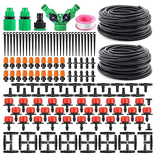 30m garden diy irrigation kit,irrigation system garden automatic plant watering kits,micro drip for greenhouse flower bed patio
