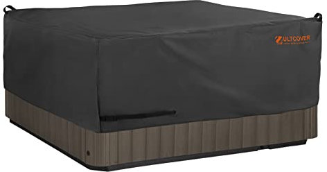 ULTCOVER Smart Selection Whirlpool-Abdeckung Schutzhülle, wasserdicht, quadratisch, 193 cm, Schwarz