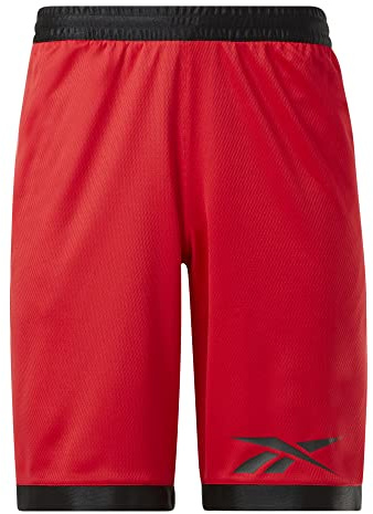 Reebok BB Basketball-Shorts für Herren, Vector Red, L
