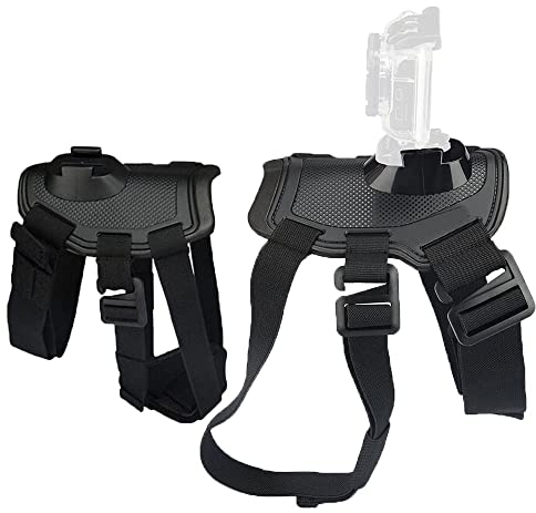 NMD&LR Hundegeschirr für Gopro, weich und verstellbar Hundegeschirr Gopro für große, mittlere und kleine Hunde kann zur Brust- und Rückenfixierung verwendet Werden, geeignet für Gopro