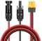 Thlevel Solarladekabel Solarstecker auf XT60 100cm 12AWG Adapterkabel Solarpanel Kabel für Solargenerator Batterie Tragbare Powerstation