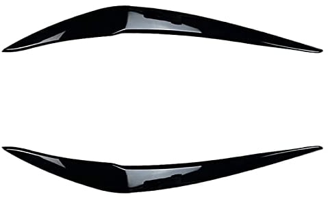 IDENUONA Scheinwerfer Augenbrauen Abdeckung Schwarz Glänzend Für 2015-2019 2016 BMW F20 F21