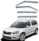Regenabweiser Windabweiser für Skoda YETI 2009-2017,Anklebbare Deflektoren 4 Stück