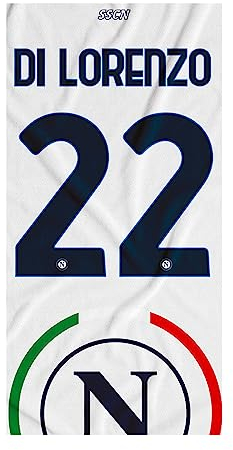 SSC NAPOLI Unisex – Erwachsene Strandtuch von Lorenzo, Weiß, TU