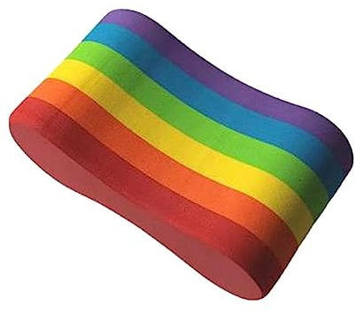 F Fityle Pull Buoy Float Swim Trainer Supporto per Gambe e Fianchi in Schiuma Aiuto per l'allenamento in Piscina per Principianti Attrezzatura da Piscina per, Arcobaleno
