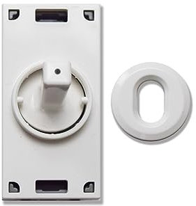 Deviatore Levetta Bianca 1P 10Ax 1M AVE 444002B
